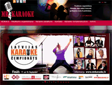 Tablet Screenshot of mrkaraoke.lv
